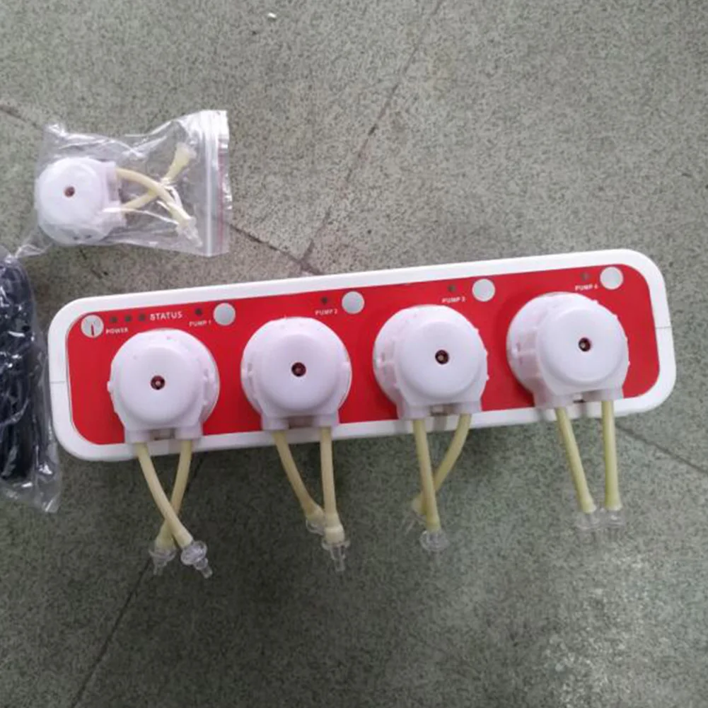 Дистанционное управление DIY зоотовары низкого напряжения морской дозирующий насос wifi программируемый автоматический водный лечение Перистальтический аквариум