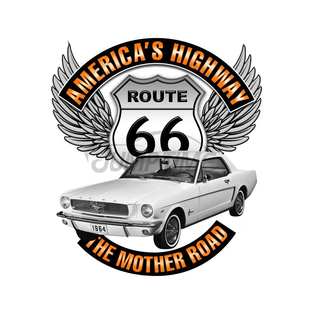 

Colored Personalized 66 Sign Creative VAN Car Sticker PVC Decal Personalized Sunscreen Waterproof Fashion Decal Hh13*13cm