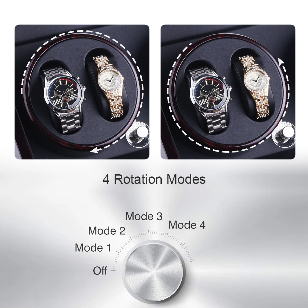 Подзаводчик для 4 автоматических часов с 6 дополнительными отделениями | Наручные