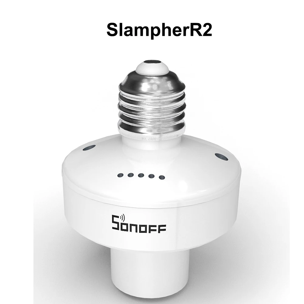 3 шт. SONOFF Slampher E27 RF 433 МГц Wifi умный светильник, держатель лампы, приложение голосовой пульт дистанционного управления, работает с Alexa Google Home
