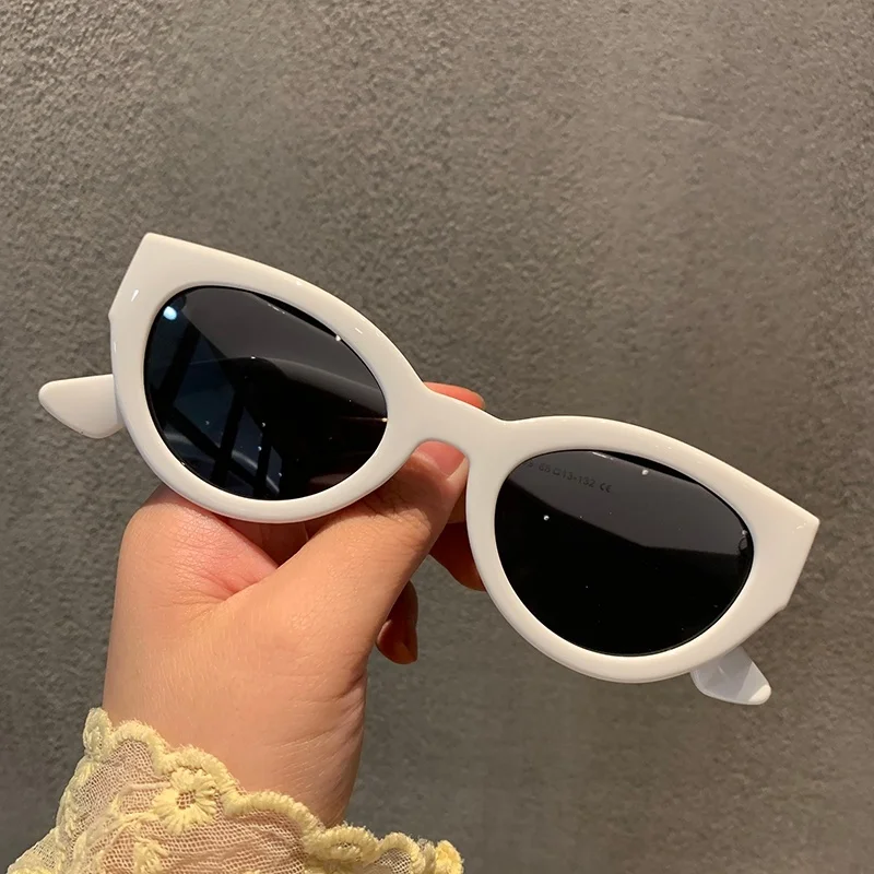 

Sunglasses European and American Internet Celebrity Retro Sunglasses Men's and Women's Concave Shape Small Frame Simple UV-Proof