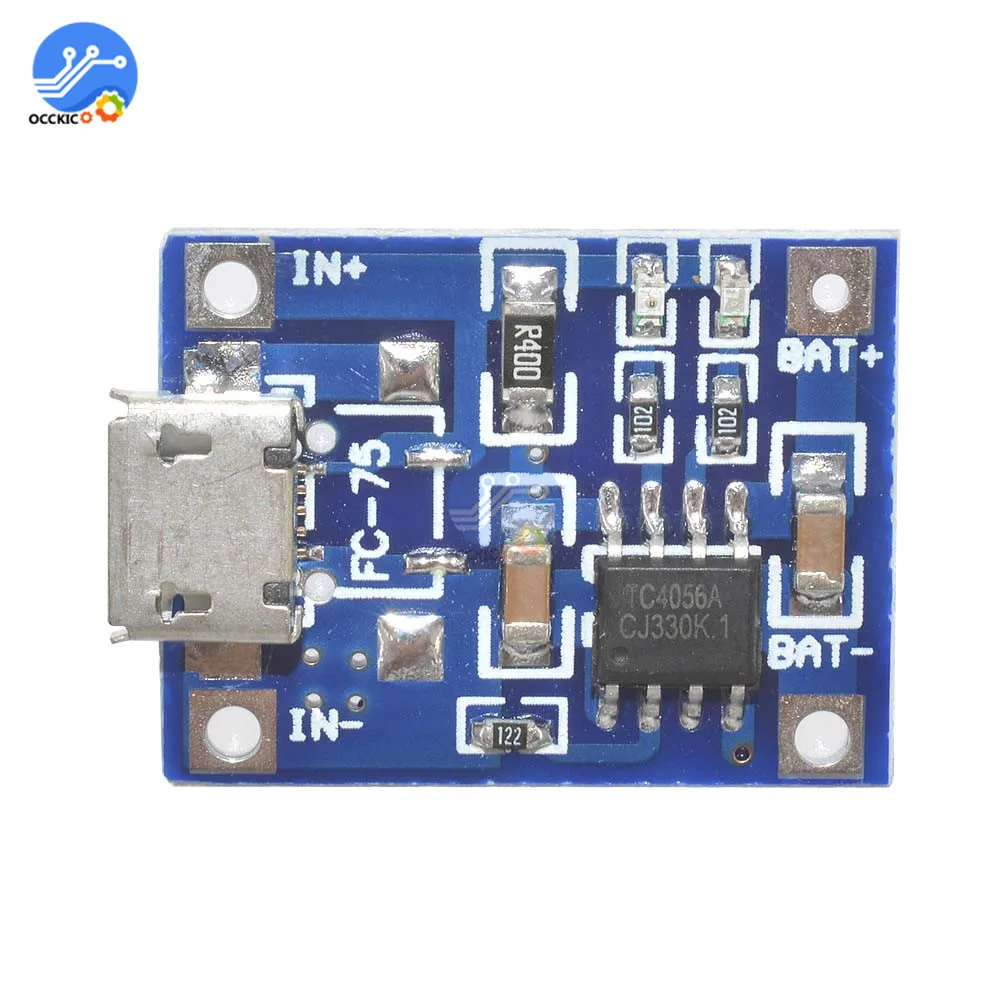 5 шт. TP4056 5 в 1A Micro USB интерфейс литиевая батарея зарядная плата зарядное устройство Модуль функция защиты для Arduino Diy Kit