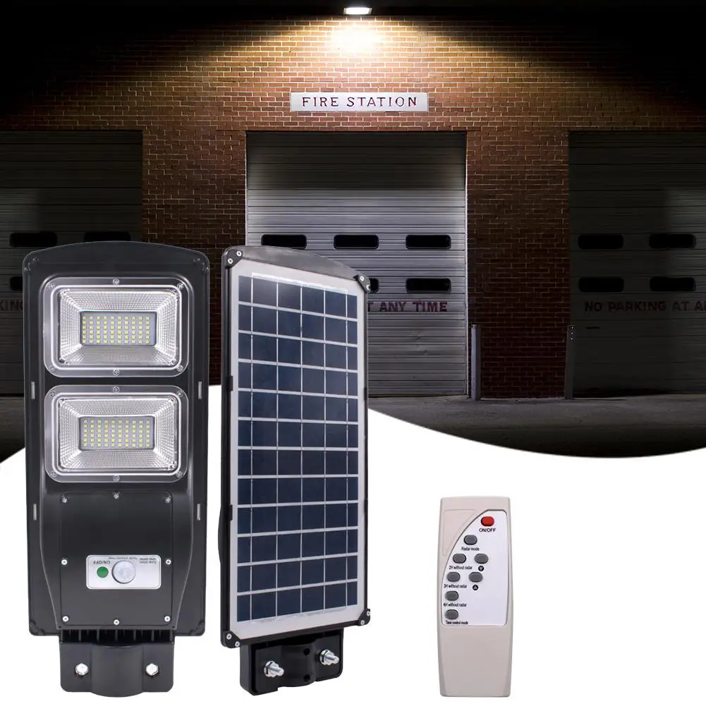 

90W 180LED Solar Sensor Motion Sensor LED Floodlight Waterproof Outdoor Light with Light Control and Radar Sensor