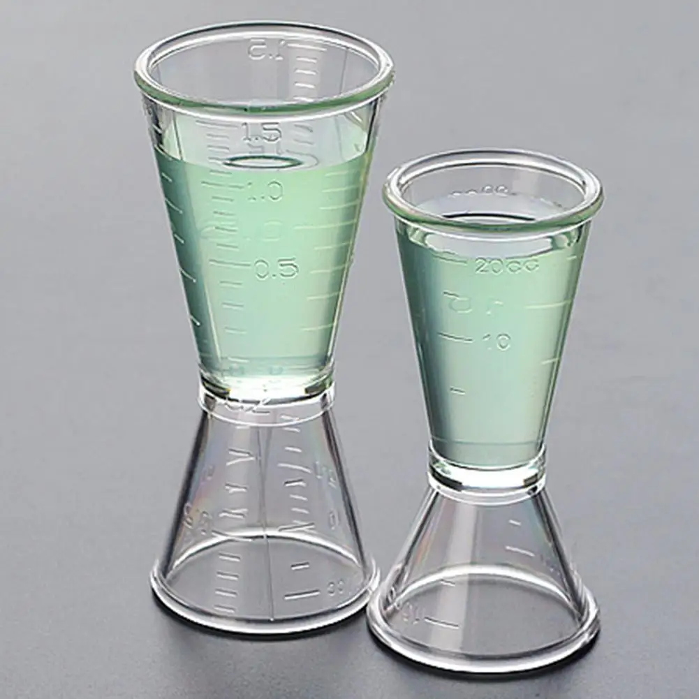 Оптовая продажа двухсторонний измерительный стакан из поликарбоната 20 40 куб. См