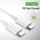 0,2 HDMI кабель 1 м 2 м кабель-Переходник USB C на USB C PD зарядное устройство кабель для передачи данных Dual Type-c USB кабель для Samsung Note 20 S21 ультра Huawei P Smart 2021 телефонов