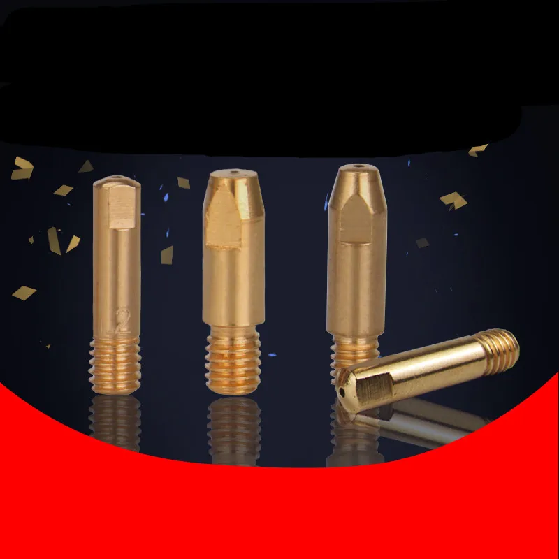 

Mig welding Contact Tips 15AK 24/36KD 0.6/0.8/0.9/1.0/1.2/1.6mm M6/8x25/27/30mm Torch Nozzles Copper Welding Nozzle Consumables