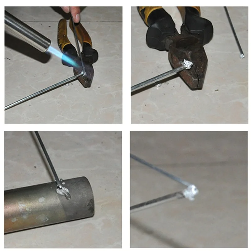 

10/20/30/50pcs Aluminium Welding Rods Low Temperature Brazing Corrosion Resistant Gas Welding Argon Arc Welding 1.6mm 2mm*500mm