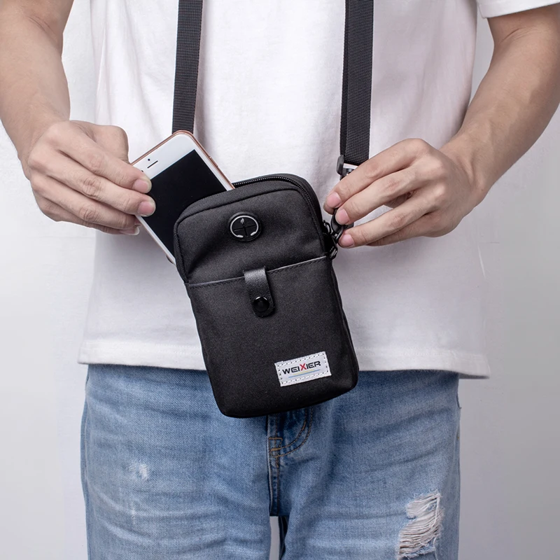 Человек мобильный телефон упаковка для мобильного телефона сумка маленькие