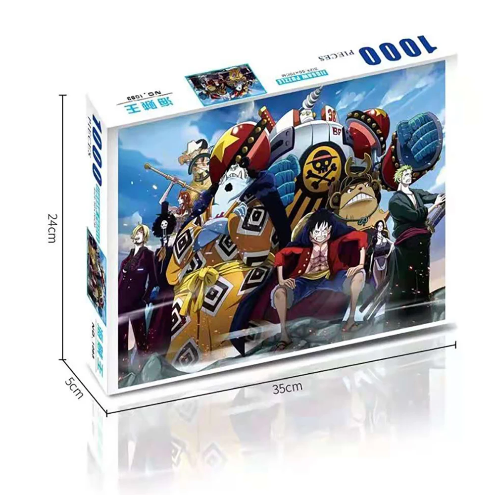 

1000 Pieces Cartoon Figure Puzzle 2D Pop Fidget Toy Brain Game Children Wholesale AAA Paper Jigsaw Puzzle for Adults 2021 Gift