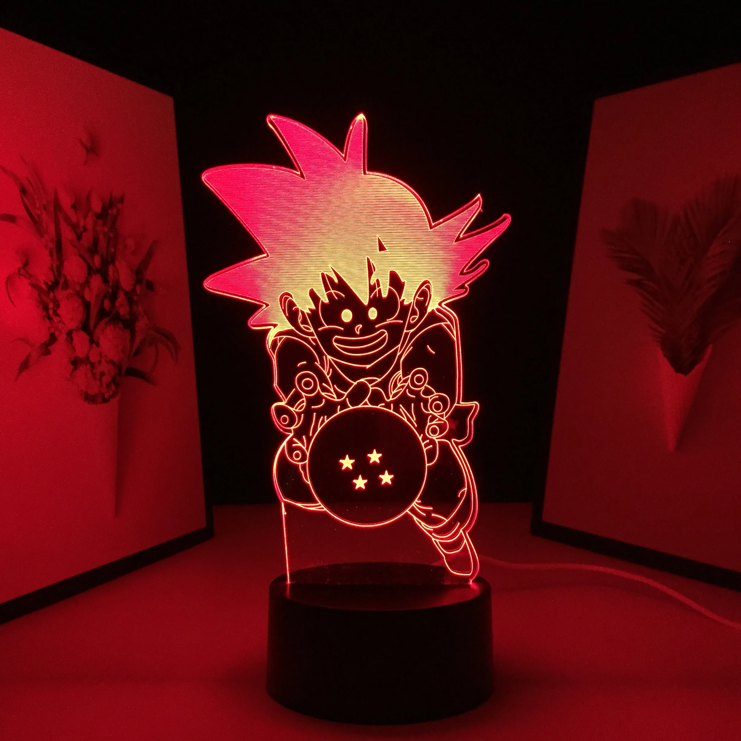 

3D LED Lamp Anime Figure Night Light for Child Bedroom Decoration Kid Birthday Gift Night Light Acrylic Manga Table Lamp