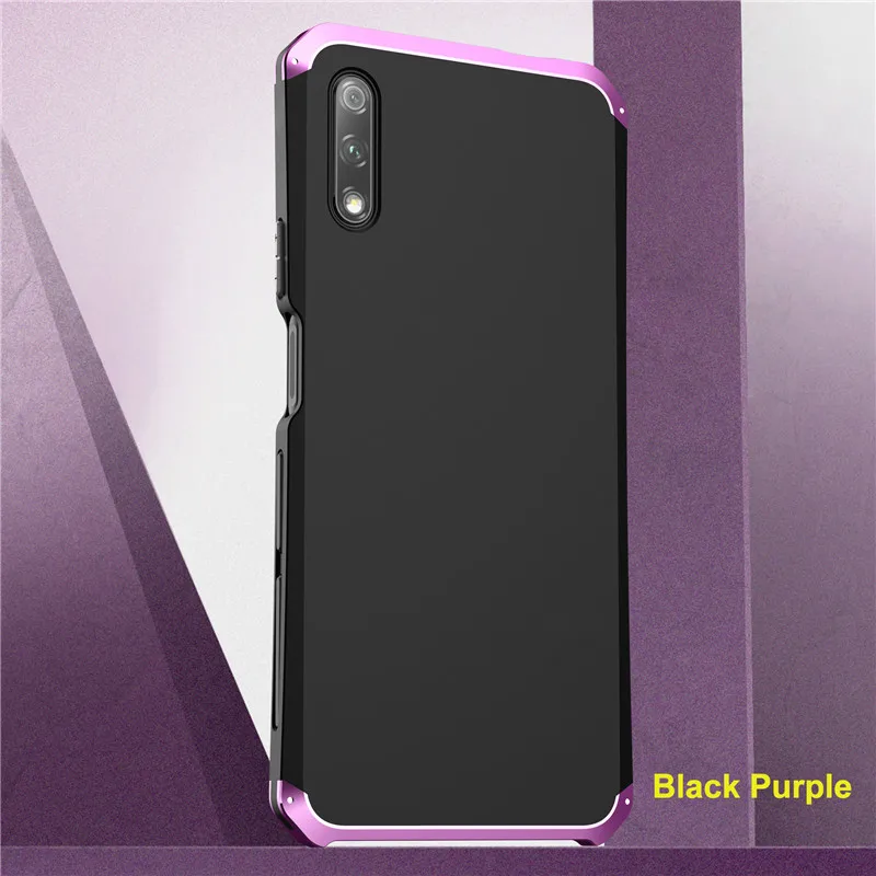 Противоударный металлический бронированный чехол для huawei Honor 9X Pro, металлический алюминиевый жесткий чехол из поликарбоната, чехол для huawei Honor 9X, чехол Coques