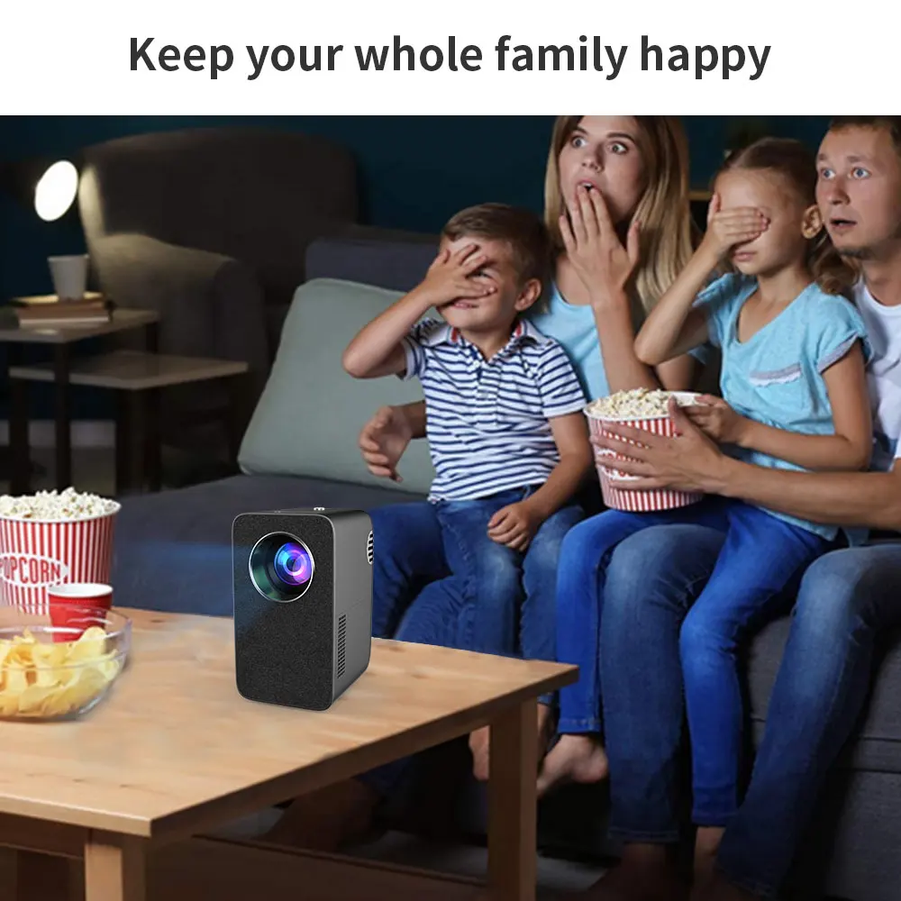 CAIWEI Led Projector Full Hd 720P Resolution Home Theater Video 4200 Lumens Wireless Airplay Freeshipping Beamer | Электроника