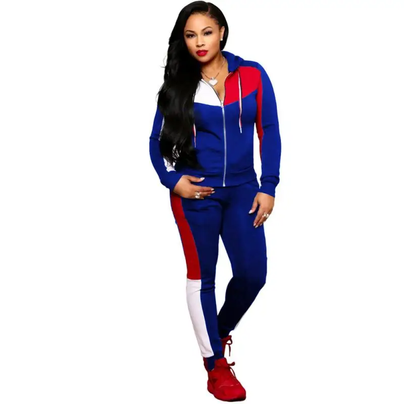 Спортивный костюм женский из 2 предметов толстовка с капюшоном одежда для улицы