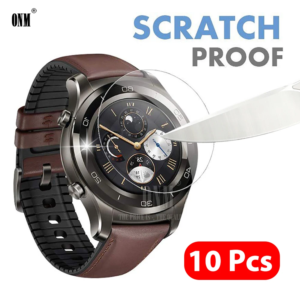 10 шт. для HUAWEI WATCH GT 2 GT2 Honor Magic 46 мм S1 элегантные 42 часы 1 Закаленное стекло Защитная