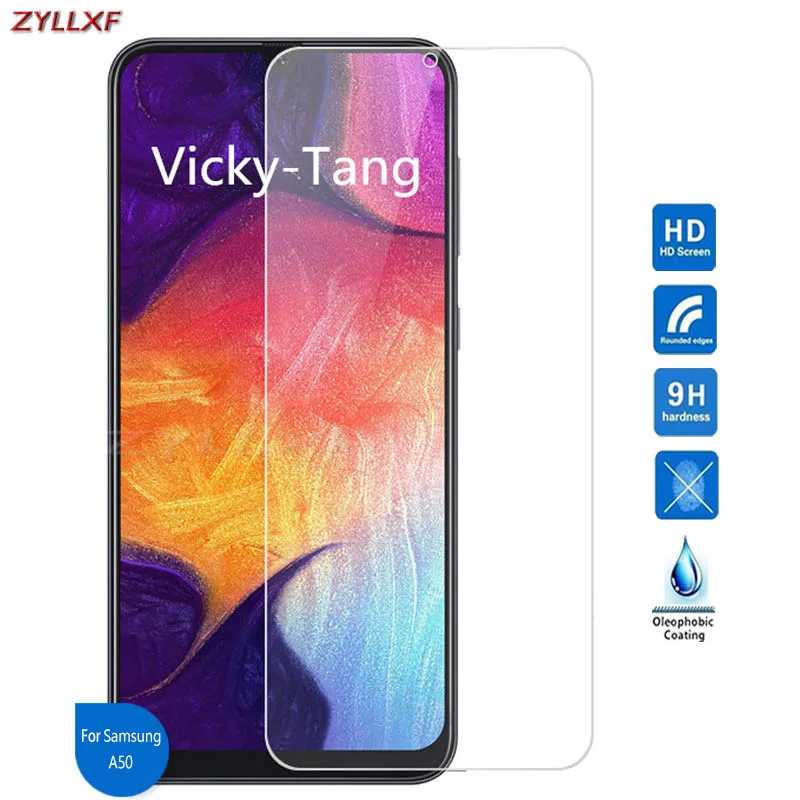 Для samsung Galaxy A50 протектор экрана из закаленного стекла 9H 2.5D 6 4 В взрывозащищенной
