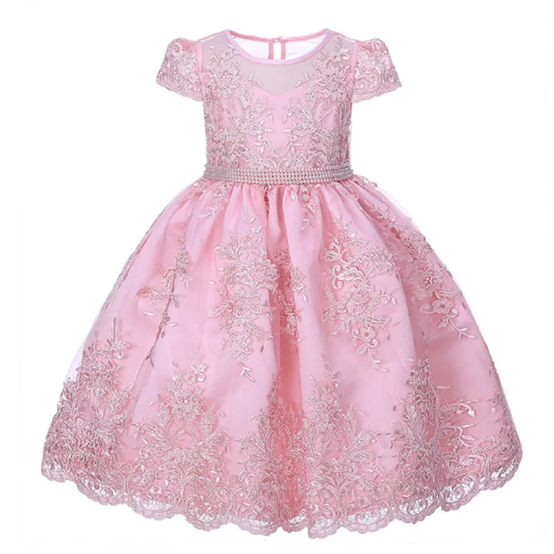 Атласные платья для маленьких детей первого причастия бальное платье нарядное