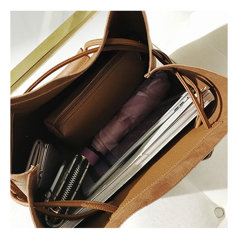 Сумка-мессенджер женская из экокожи саквояж на застежке модный дизайнерский