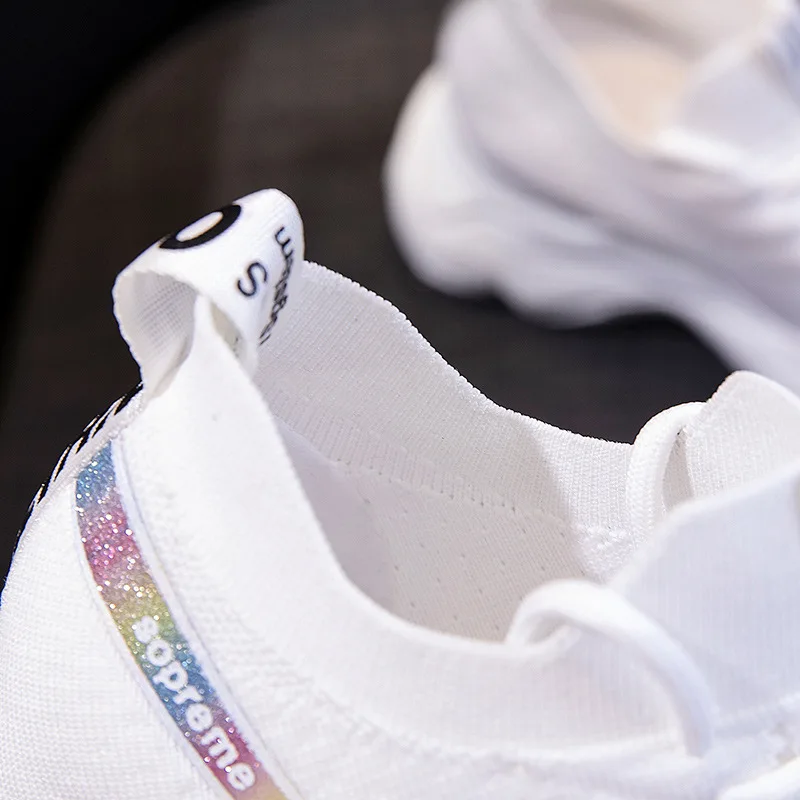 Increased in the new 2021 air spring and summer fly woven leisure joker sports shoes torre thick bottom han edition shoes