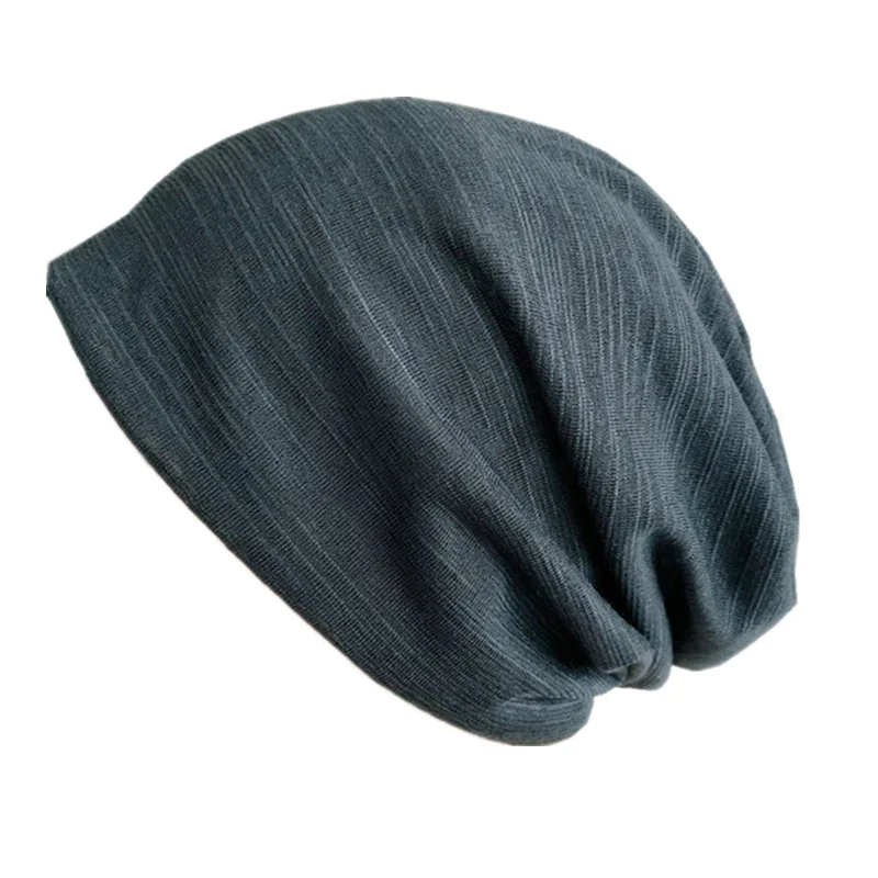 

Chic Striped Thin Baggy Slouch Summer Beanie Skull Cap Hat for all adluts