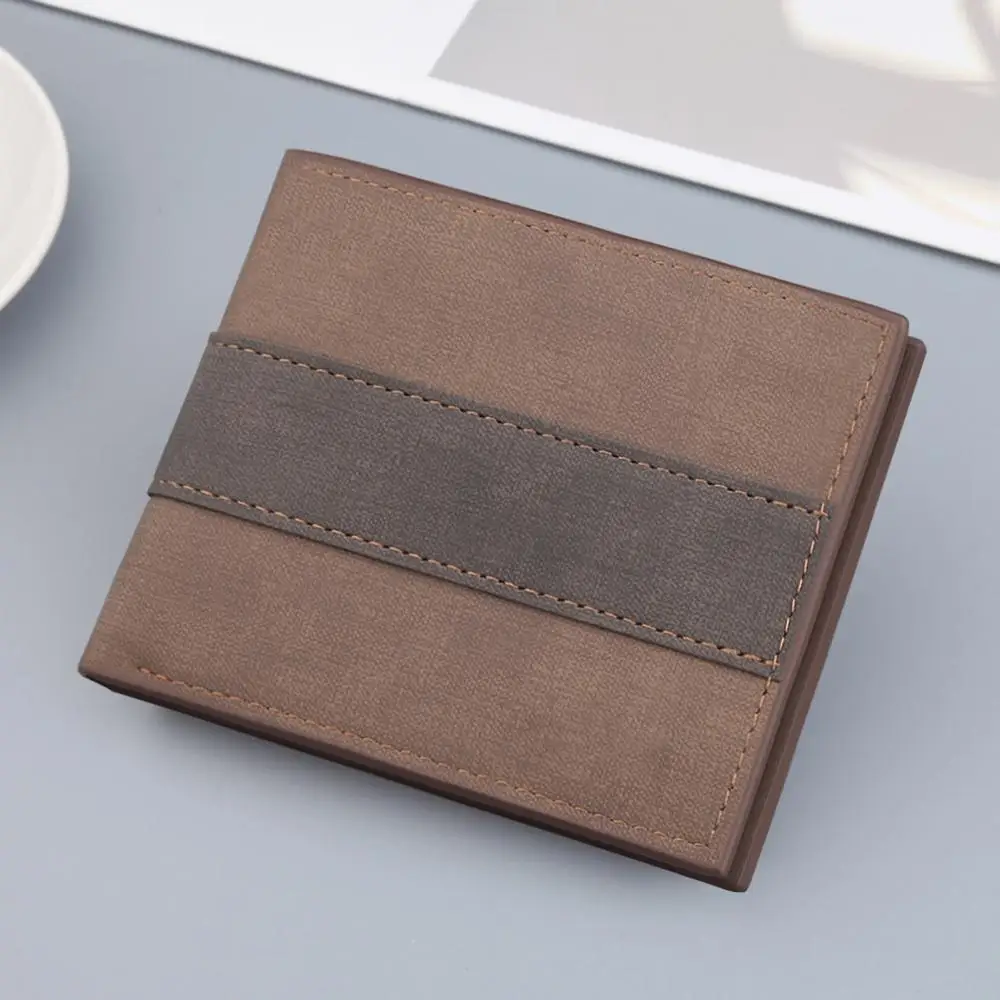 

Men Vintage Faux Leather Bifold Multi Card Slots Wallet Coin Purse Cash Holder Business Money Bag Card Holder Organizer