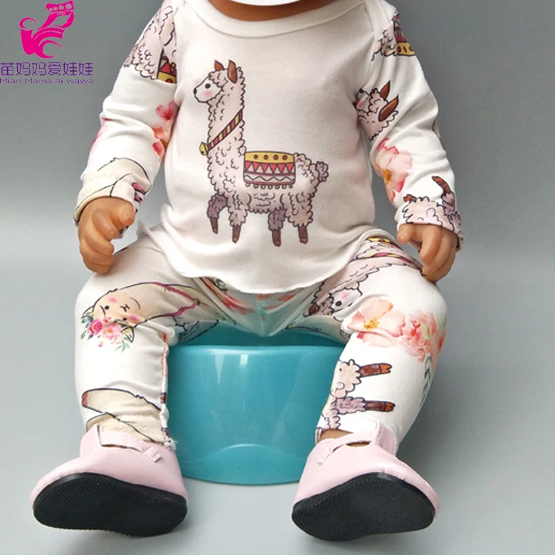 Для 43 см куклы новорожденного оранжевая рубашка кружевное платье для 18-дюймовой