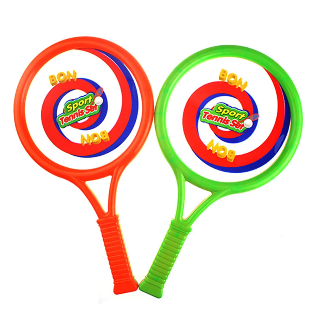 

2Pcs Children Sports Tennis Racket Outdoor Rackets Funny Sports Beach Hopping Racket Set