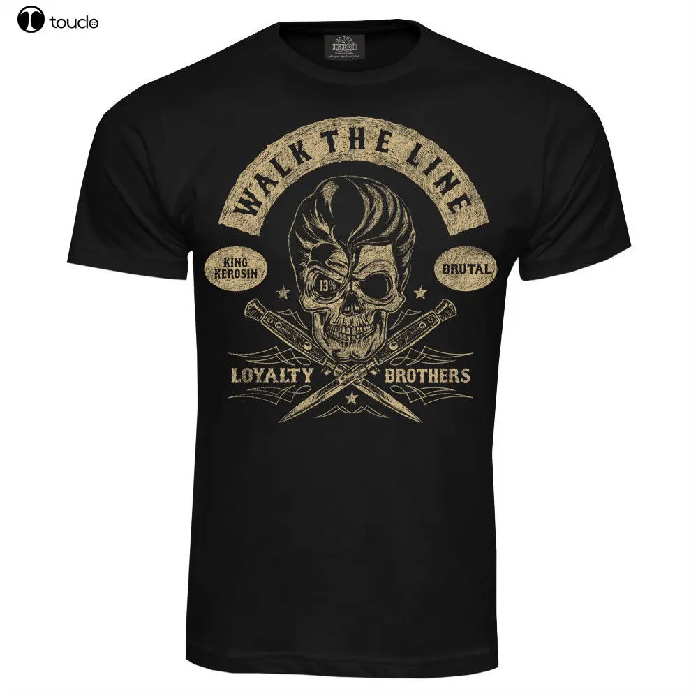 Мужские рубашки из 100% хлопка футболка для прогулок Hotrod Rockabilly Youngtimer Oldschool футболки