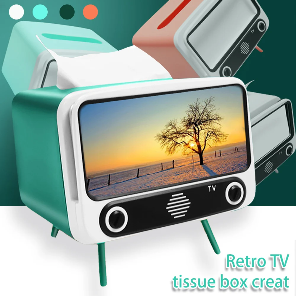Рисовать держатель для бумаги и телефона пластик ТВ стиль вытирать бумажными