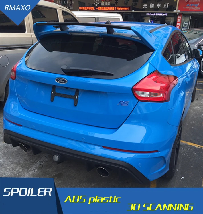 Для Ford Focus спойлер RS высокое качество абс материал заднее крыло автомобиля