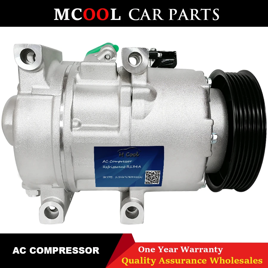 Компрессор кондиционера для hyundai Sonata 2011 2012 2013 Kia Sportage 2011 2012 97701-3R000 977013R000 F500EB9AA12 F500-EB9AA-13 VS16E