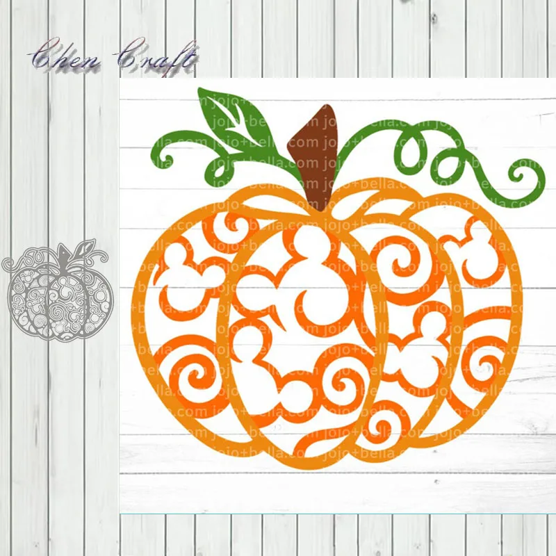 Овощной тыквы металлический Трафаретный вырубной Штамп Новый 2019 ремесла Пресс