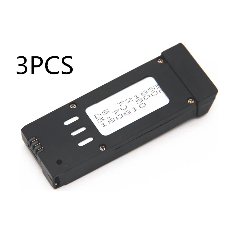 3pcs 800mah 3.7V Lipo Battery and Charger For Eachine E58 JY019 S168 RC Drone Quadcopter Spare Parts Rechargeable Battery 721855 - Цвет: 3pcs