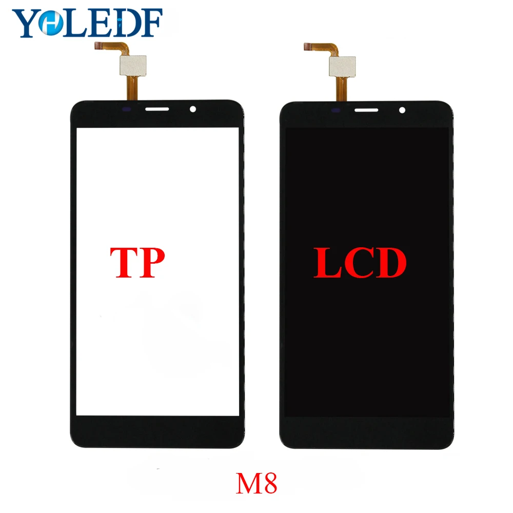 5 7 &quotвысокий ЖК-экран для Leagoo M8 сенсорный сенсор ЖК-дисплей экран дигитайзер