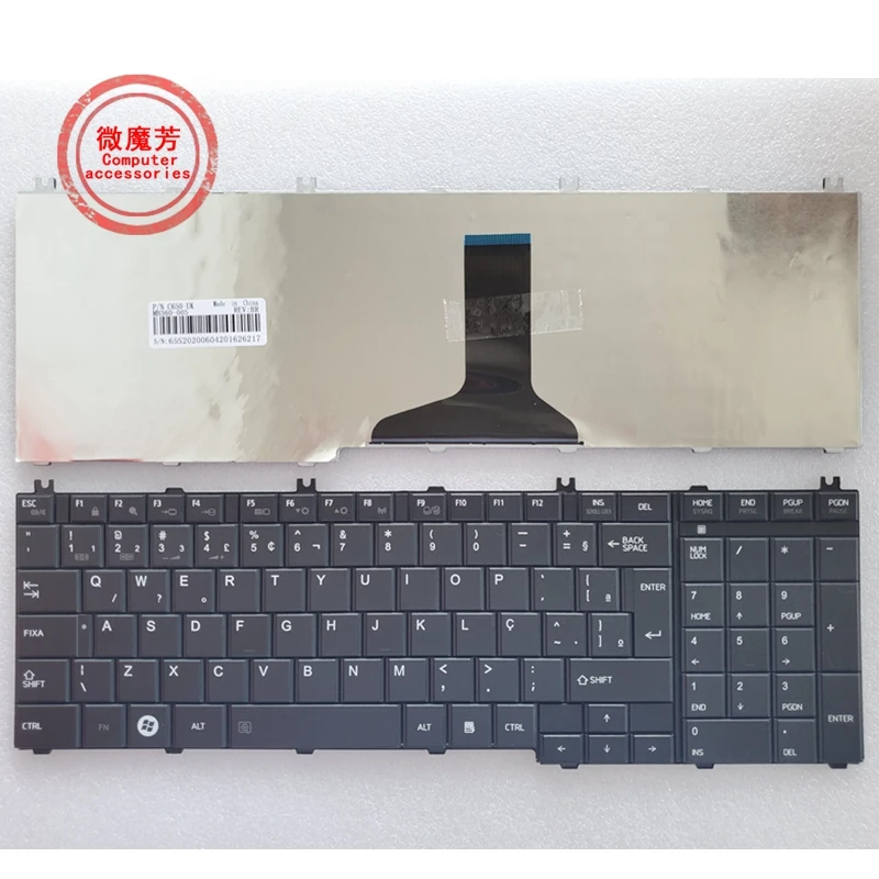 Клавиатура BR для ноутбука toshiba Satellite C650 C655 C660 C670 L675 L750 L755 L670 L650 L655 L670 L770 L775 L775D
