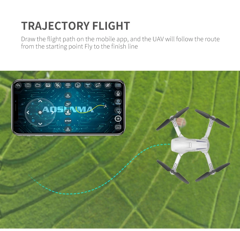 GPS Дрон S162 4K HD Камера 5G WI FI FPV складного квадрокоптера с помощью одной кнопки