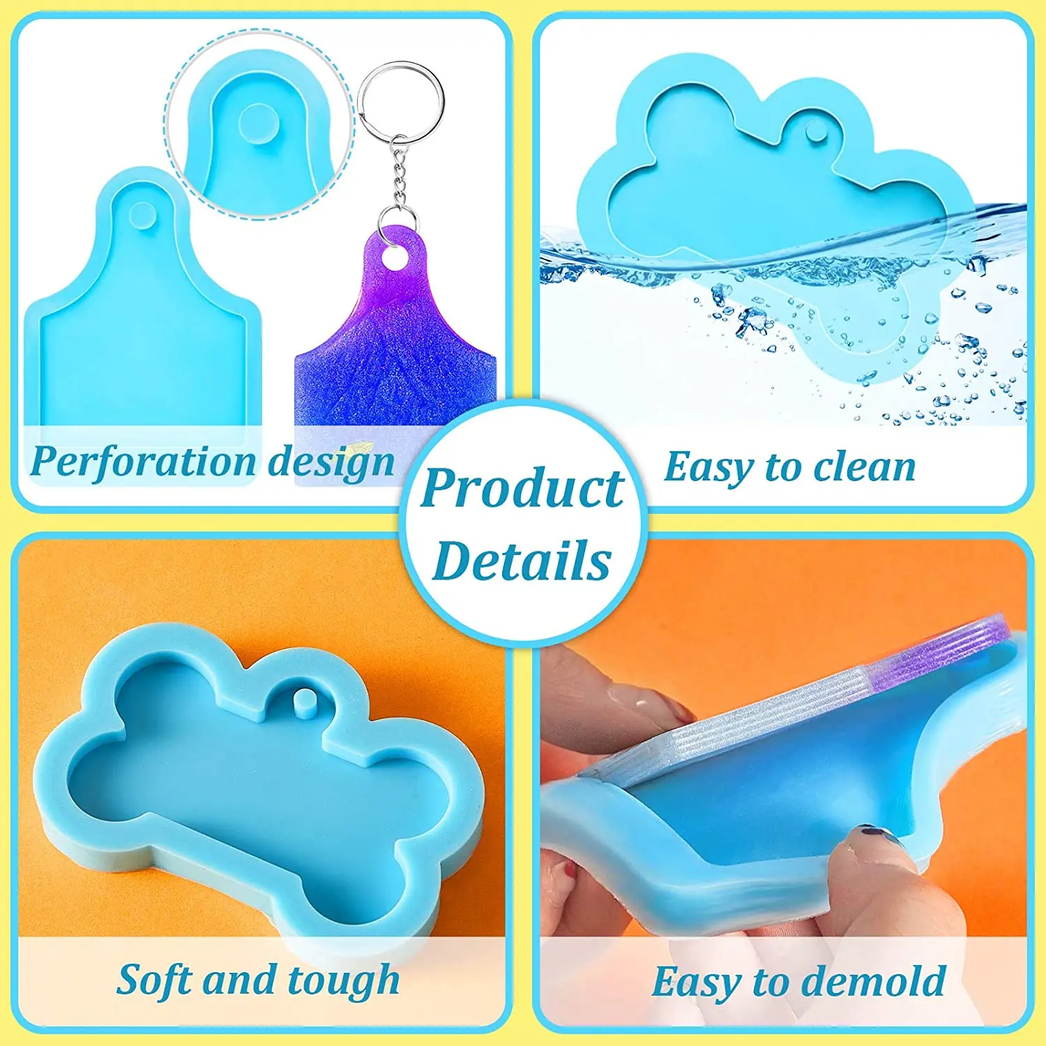 Форма силиконовая для шоколадного десерта 5 видов в форме собачьей кости | Дом и