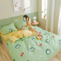 home textile bed four piece cotton isn wind bed quilt cover four piece cotton dormitory supplies three piece set