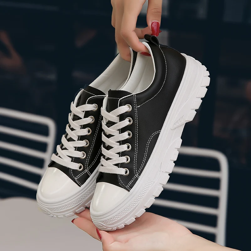 2019 Платформа Женские теннисные кроссовки увеличивающие рост Nouveaux Blancos Тренажерный зал Спортивные женские кроссовки Feminino Женская обувь 7 на.