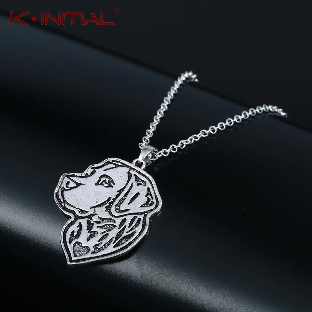 Kinitial Handmade Labrador Retriever Pendant Necklace Jewelry femme Choker Puppy and Pet Lovers For Girl Gift | Украшения и