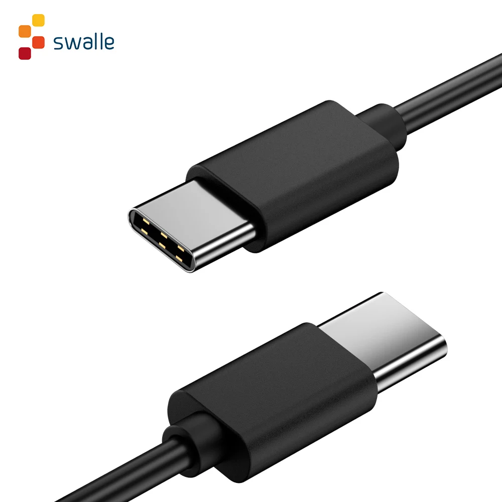 

Swalle 2A Quick Charger Type-c Cable For samsung S9 huawei p20 Fast Micro USB Type C to Type-C Phone Cable For xiaomi note 7