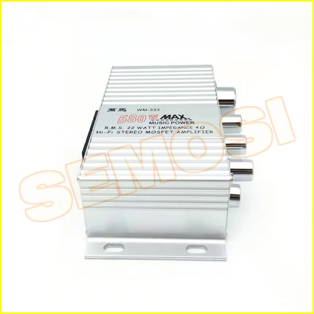 4 Ом аудио усилитель Hi-Fi стерео для аркадной машины громкоговоритель 580 Вт 12 в