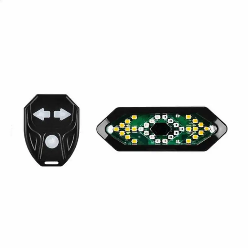 

32 Lamp Bead Bicycle Remote Control Taillight 120DB Horn Lamp USB Charging Turn Signals Night Cycling Safety Warning Light