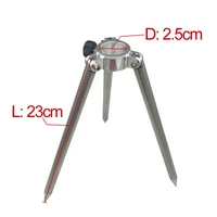 brand new mini tripod stand fit for prism pole surveying instrument aluminum stainless steel material
