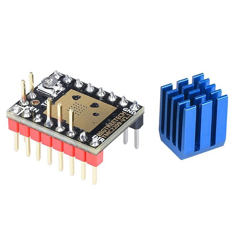 TMC2209 V1.2 тихий StepStick шаговый двигатель драйвер контроллер обновление TMC2208 UART для SKR