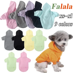 Hoodies for Dog Fashion Warm Pet Clothes for Chihuahua Design Winter Small Dogs Cats Puppy New Solid