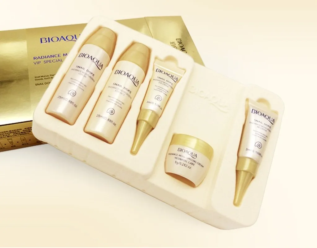 Косметический набор для ухода за кожей Brighten Skin Color Snail дорожный образец