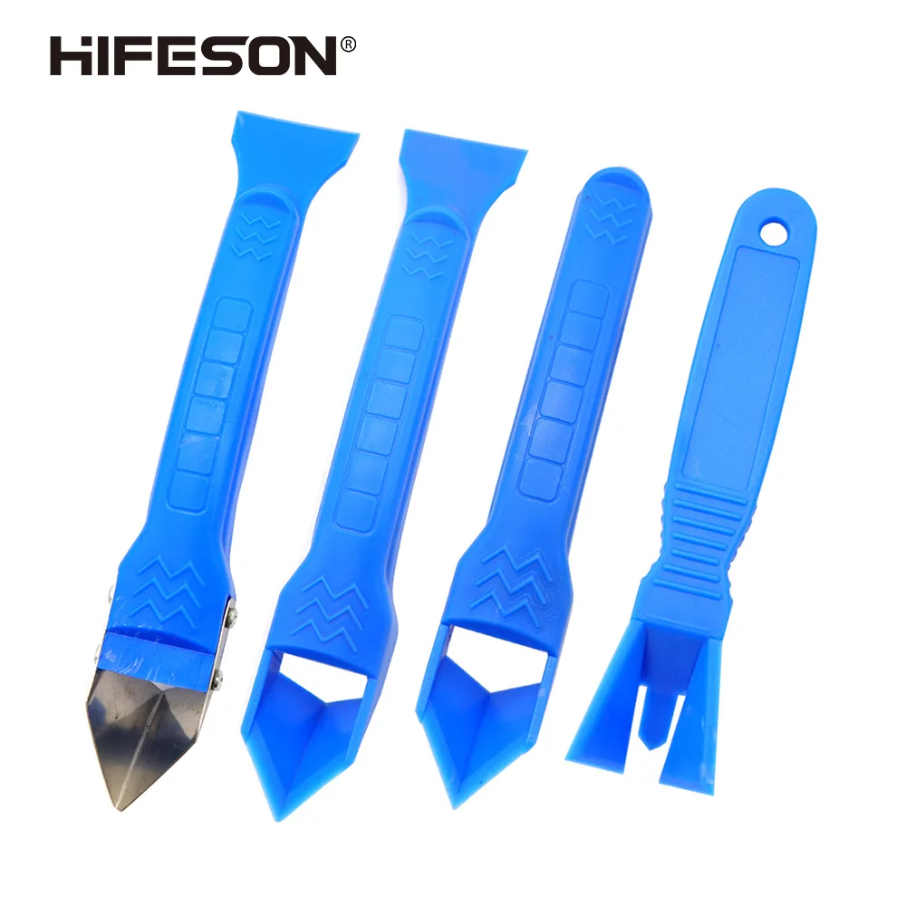 

Силиконовый герметик HIFESON для дверей, скребок для шпателя с прямым углом, набор инструментов для шпателя для оконной кромки, отделочный герм...