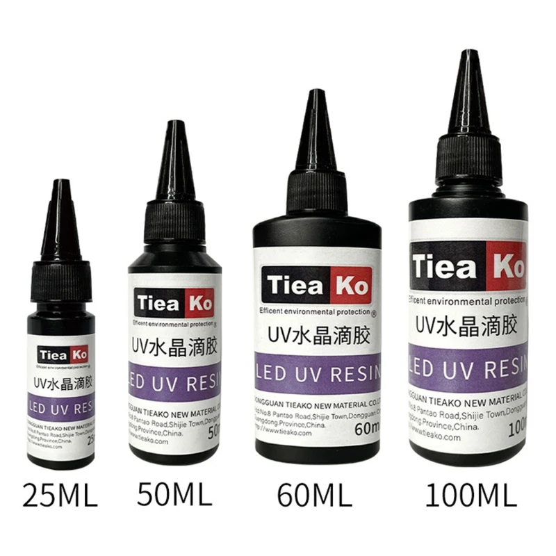 

UV Resin Clear Hard Type UV Light Cure Ultraviolet Curing Epoxy Resin for UV Resin Molds Solar Cure Sunlight Activated