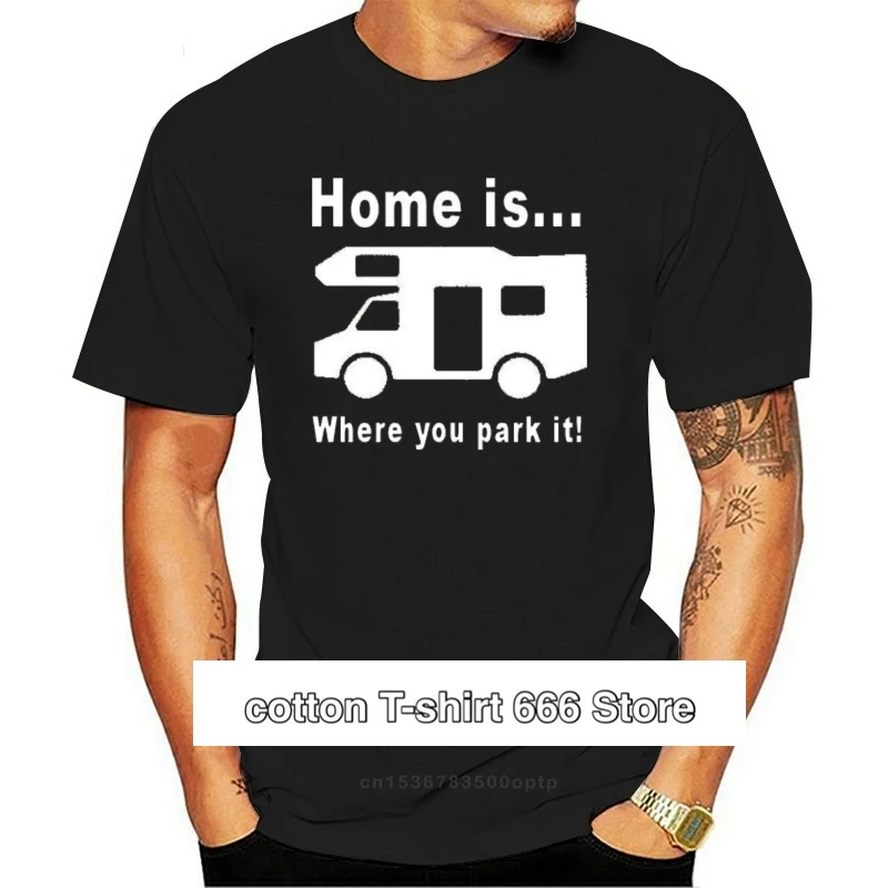 

Крутая футболка «дом, где вы его паркуете» для дома на колесах, подарок