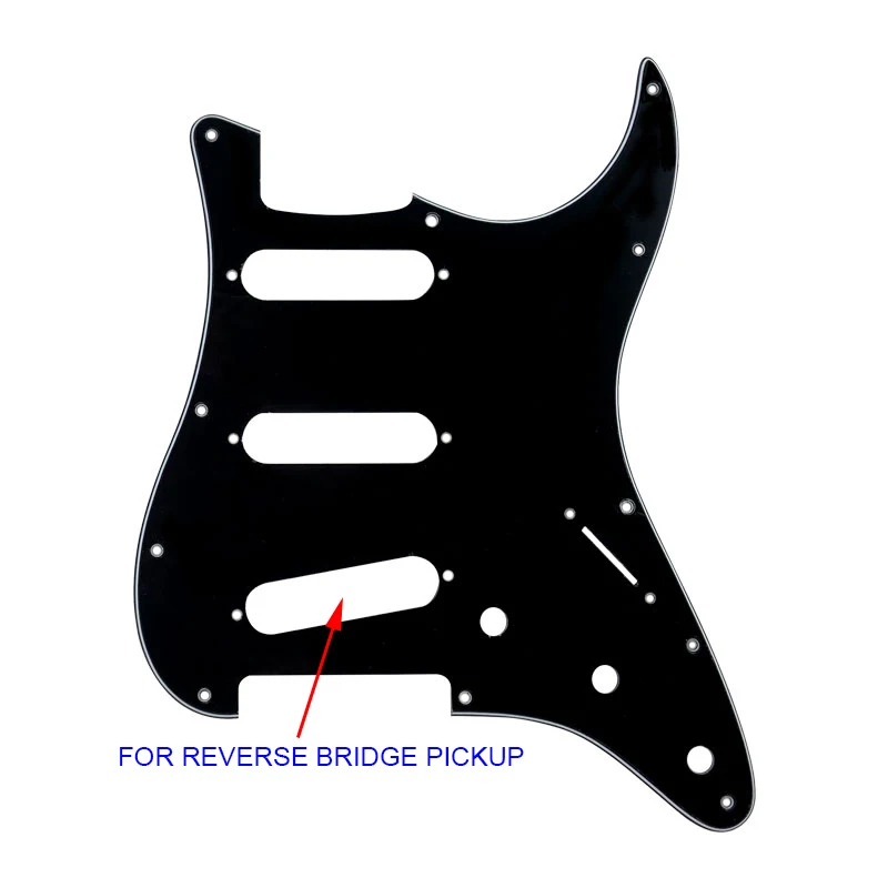 Запчасти для гитары Pleroo накладная черная электрогитара гитара с тремя